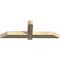 Ekena Millwork Eugene Rough Sawn Timber Gable Bracket, Douglas Fir, 48"W x 16"H x 4"D x 4"F, 8/12 Pitch GBW048X16X0404EUG00RDF - alternate 3